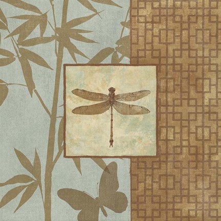 Framed Asian Wind II Print