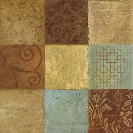 Framed Old World Motif Print