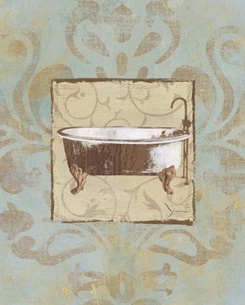 Framed Bathtub Parfum I Print