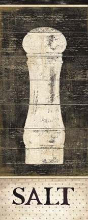 Framed Salt &amp; Pepper I Print