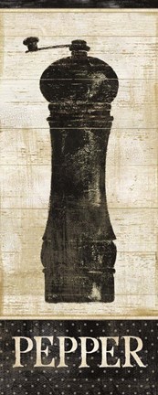 Framed Salt &amp; Pepper II Print