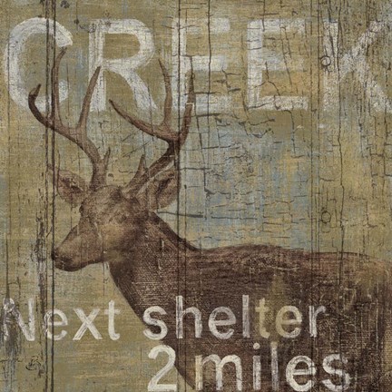 Framed Lodge I Print