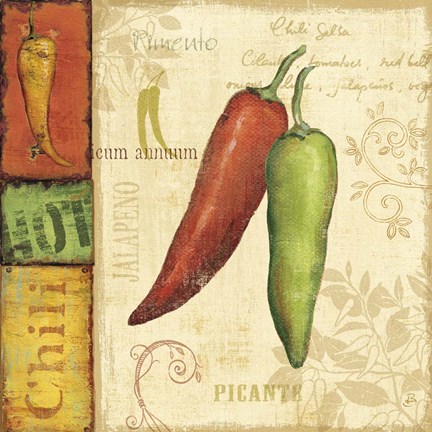 Framed Hot &amp; Spicy I Print