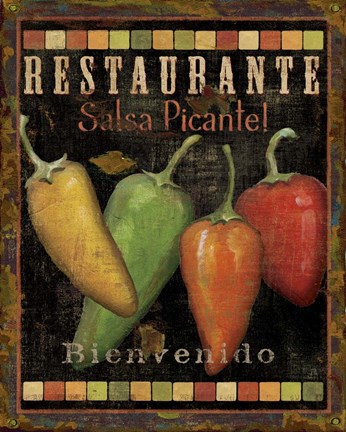 Framed Cantina II Print