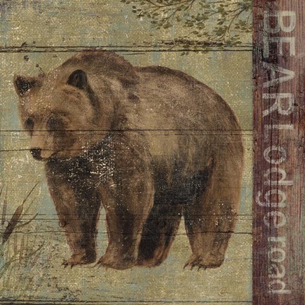 Framed Northern Wildlife IV Print