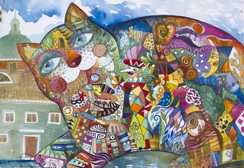 Framed Carnaval Venice Print