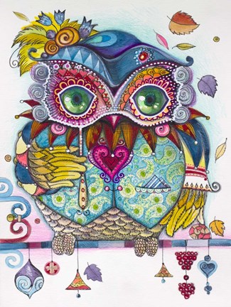 Framed Owl From Venice 1 Print