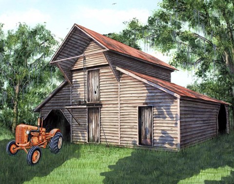 Framed Barn 2016 Print