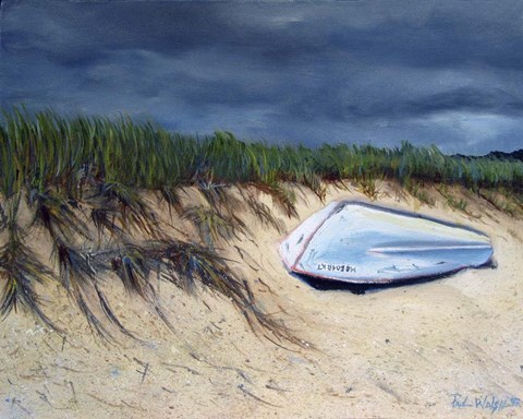 Framed Cape Cod Boat Print