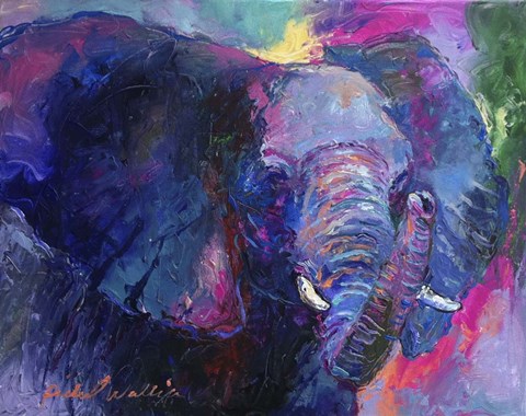 Framed Elephant 4 Print