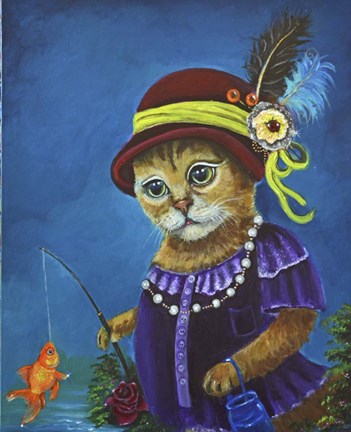 Framed Ethel May Dinnertime Print