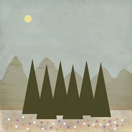 Framed Wild Flowers Print