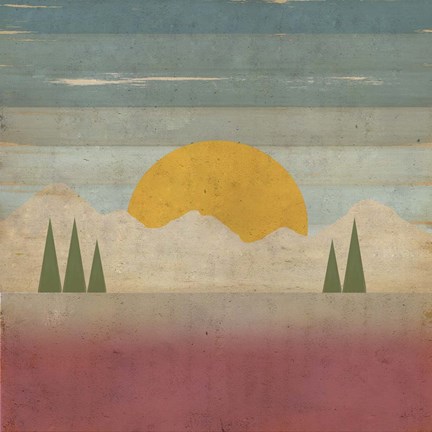 Framed Day In The Forest Print