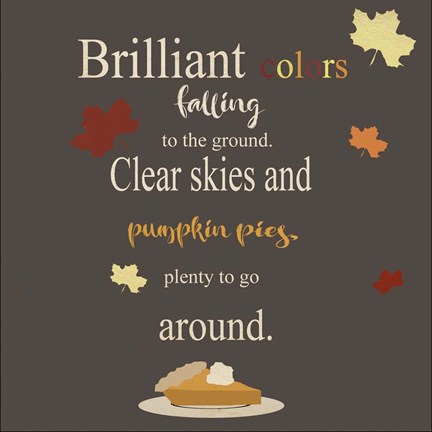 Framed Brilliant Colors Print