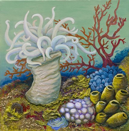 Framed Anemone Ballet Print