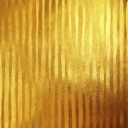Framed Stripes D&#39;Or Print