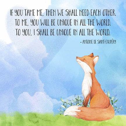 Framed We Shall Need Each Other Print