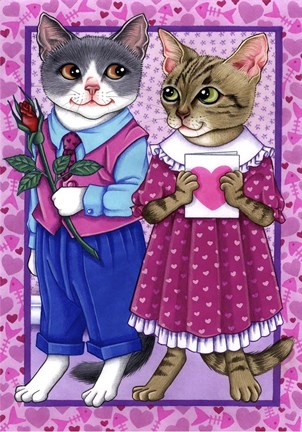 Framed Cat Lovers Print