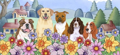 Framed Great Outdoors Village Print