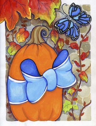 Framed Blue Ribbon Print