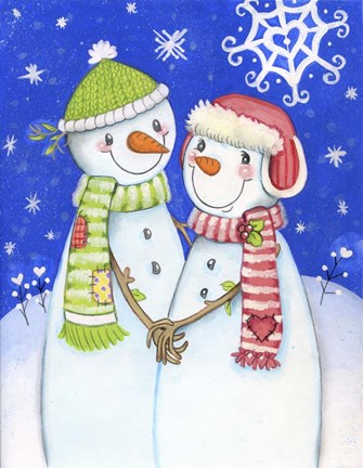 Framed Snow Much Love Print