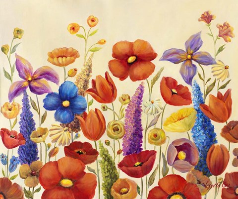 Framed Garden B Print