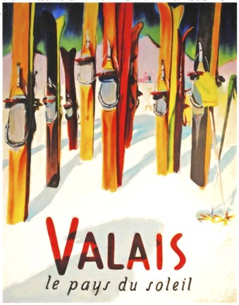 Framed Valais Print