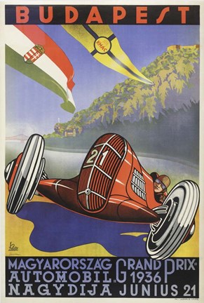 Framed Budapest Travel Print