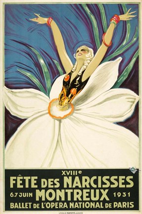 Framed Paris Ballet Print