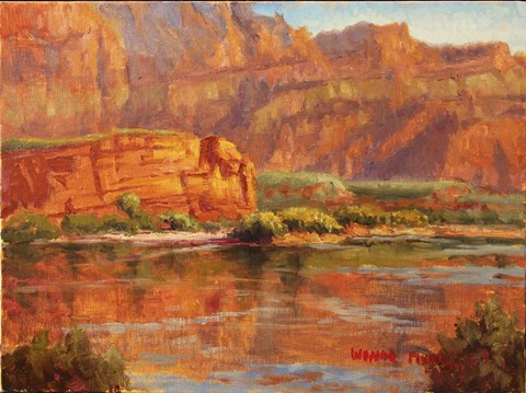 Framed Colorado River Breaks Print