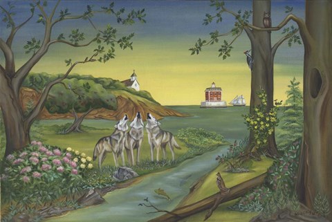 Framed Howling Tribute Print