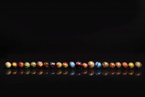 Framed Marble Line Print