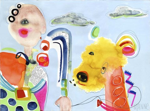 Framed Walking the Beast Print