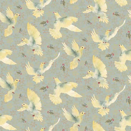 Framed Bird Pattern 1 Print