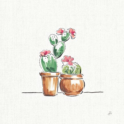 Framed Desert Bloom VII Print