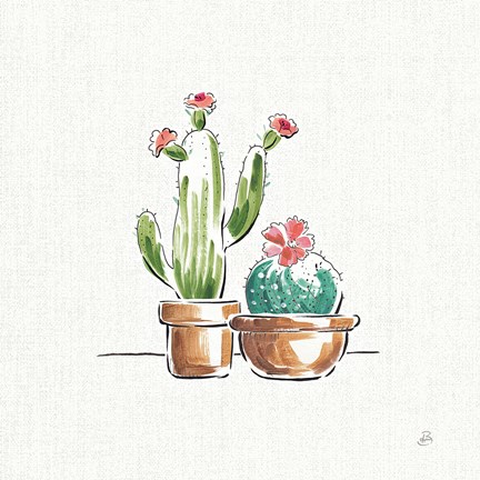 Framed Desert Bloom IV Print