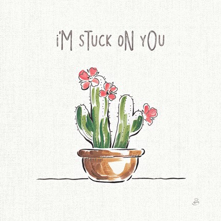 Framed Desert Bloom II Print