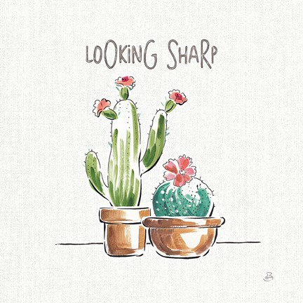 Framed Desert Bloom III Print