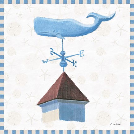 Framed Beach Days V Print