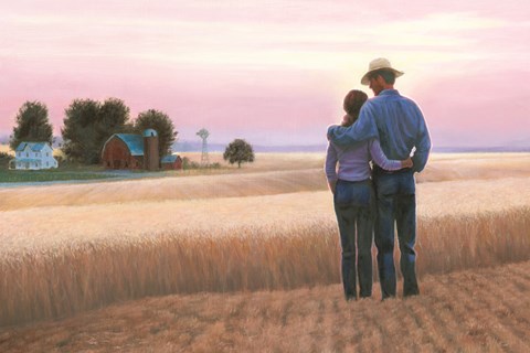 Framed Family Farm Print