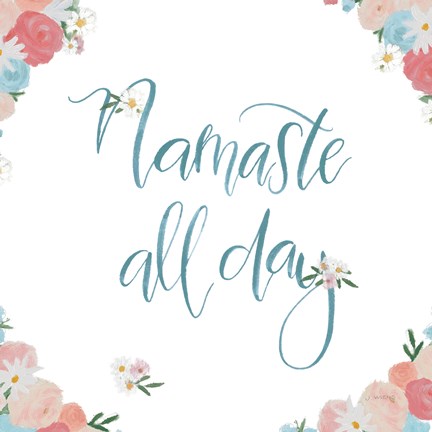 Framed Spirit Stallion VIII Blush and Teal Print