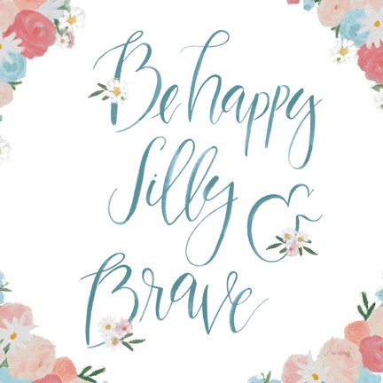 Framed Spirit Stallion III Blush and Teal Print