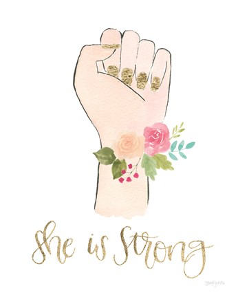 Framed Girl Power X Print