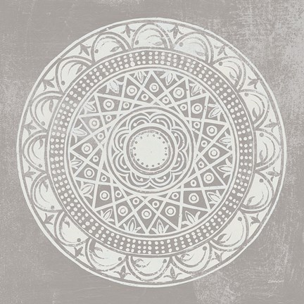 Framed Seville III FB Greige Print