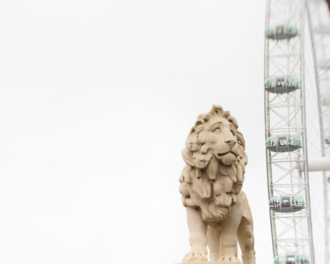 Framed Lion of London Print