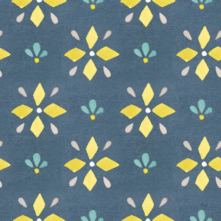 Framed Garden Getaway Pattern VB Print