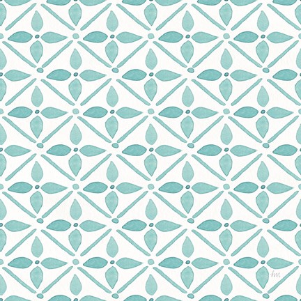 Framed Garden Getaway Pattern XIIA Print