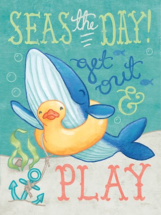 Framed Ocean Friends V Print