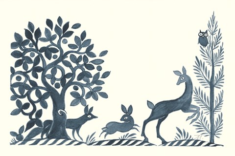 Framed Forest Life VIII Print