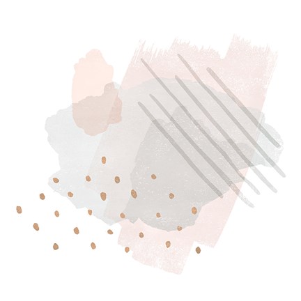 Framed Lovely Blush I Print